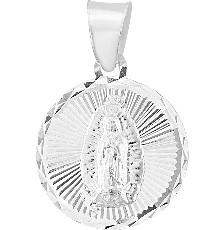 [KDSIM.481c] MEDALLA GUADALUPE MINI .925 - KDSIM.481c