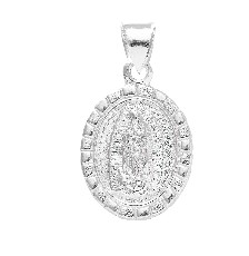 [KDSIM.498c] MEDALLA GUADALUPE MARCO CUADROS .925 - KDSIM.498c