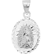 [KDSIM.504d] MEDALLA MINI GPE OVAL BRILLO .925 - KDSIM.504d