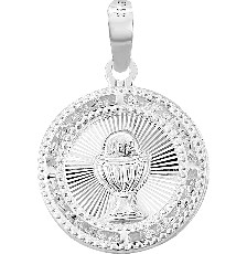 [KDSIM.516d] MEDALLA CALIZ 1RA COMUNION .925 - KDSIM.516d
