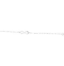 [KDSIP.581e] PULSERA INFINITO LASER 18CM .925 - KDSIP.581e