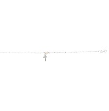 [KDSIP.583e] PULSERA PERLA CRUZ 18CM .925 - KDSIP.583e