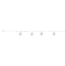 [KDSIP.585e] PULSERA 4 FLORES 18CM .925 - KDSIP.585e