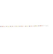 [KDSIP.597d] PULSERA ESTRELLA ARCOIRIS 19CM .925 - KDSIP.597d