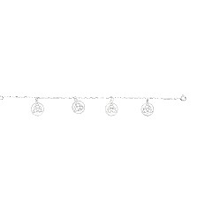 [KDSIP.603e] PULSERA NUDO DE BRUJAS 18CM .925 - KDSIP.603e