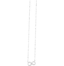 [KDSIGT.635e] GARGANTILLA INFINITO CZ 45CM .925 - KDSIGT.635e