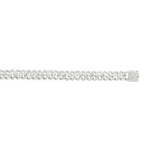 [KDSIP.728e] PULSERA DIAGONALES CIRCS 21CM .925 - KDSIP.728e