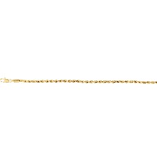 [KDPC.812p] CADENA TORCIDA 60CM CHAPA - KDPC.812p