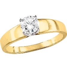 [KDGR.124] ANILLO SOLIT LISO ANCHO 10K - KDGR.124