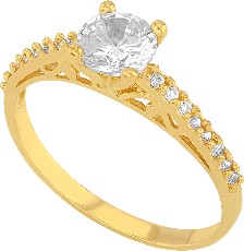 [KDGR.132] ANILLO SOLITARIO FILIGRANA 10K - KDGR.132