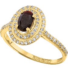 [KDGR.161] ANILLO OVAL ONIX CIRCS 10K - KDGR.161