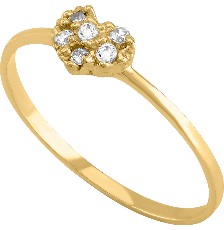 [KDGR.163] ANILLO MINI CORAZON 10K - KDGR.163