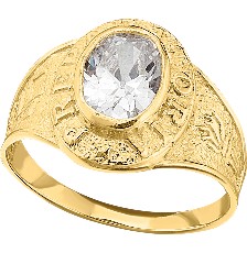 [KDGR.202] ANILLO PREPA CIRCONIA #5 10K - KDGR.202