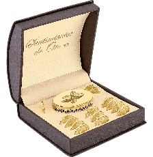 [KDPAR.407] ARRAS GUADALUPE DORADA ESTUCHE CH - KDPAR.407